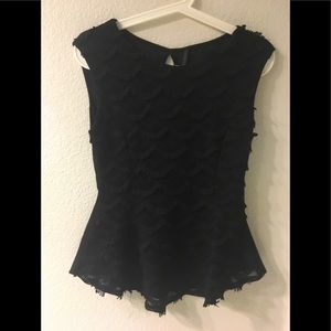 Black ladies lace top